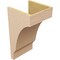 Ekena Millwork 12"W x 12"D x 24"H Wide Moab Rough Cedar Woodgrain TimberThane Corbel, Primed Tan CORUR12X12X24MOARCPR - alternate 3